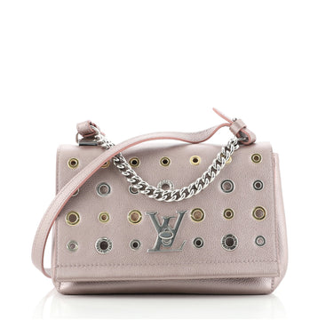 Louis Vuitton Lockme II Handbag Embellished Leather BB