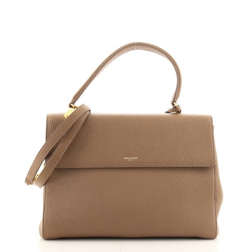 Saint Laurent Moujik Top Handle Bag Leather Medium