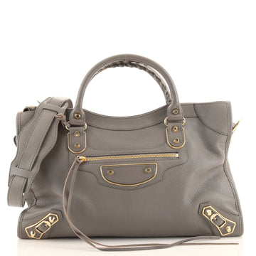 Balenciaga City Classic Metallic Edge Bag Leather Medium