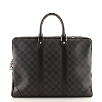 Louis Vuitton Porte-Documents Voyage Briefcase Damier Graphite GM