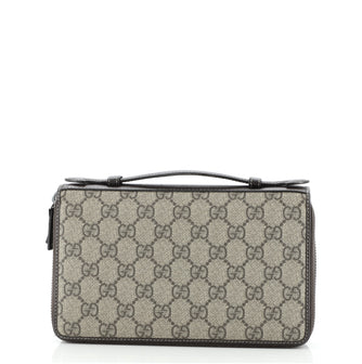 Gucci Travel Document Case Wallet GG Coated Canvas