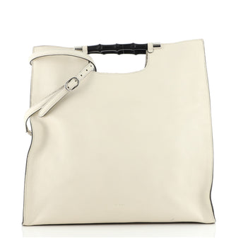 Gucci Bamboo Daily Tote Leather Tall