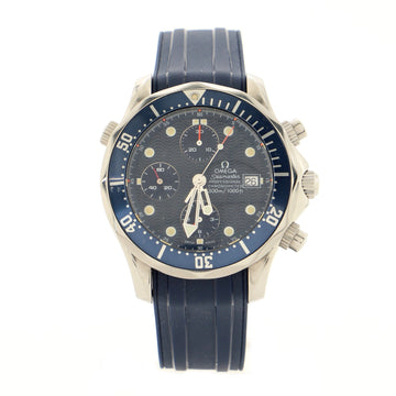 Omega Seamaster Professional Diver 300M Co-Axial Master Chronometer Chronograph Automatic Watch Stainless Steel and Rubber 42