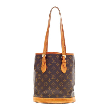 Louis Vuitton Bucket Bag Canvas Petit 