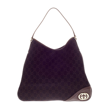 Gucci New Britt Hobo GG Canvas Medium 