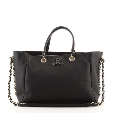 Chanel Neo Soft Shopping Tote Quilted Bullskin Small