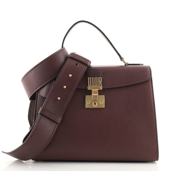 Christian Dior Dioraddict Top Handle Bag Leather Medium