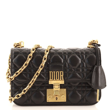 Christian Dior Dioraddict Flap Bag Cannage Quilt Lambskin Small