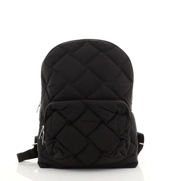 Bottega Veneta Maxi Front Pocket Backpack Puffy Hot Seam Light Paper Nylon Medium