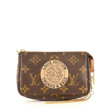 Louis Vuitton Pochette Accessoires Limited Edition Monogram Canvas Mini