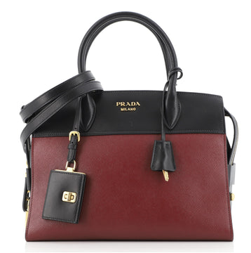 Prada Esplanade Crossbody Bag Saffiano with City Calf Small
