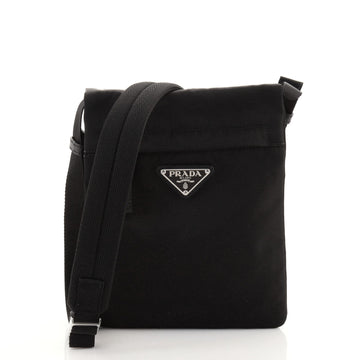 Prada Double Flat Crossbody Bag Tessuto Small