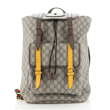 Gucci Courrier Soft Backpack GG Coated Canvas Large