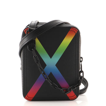 Louis Vuitton Danube Messenger Bag Rainbow Taiga Leather
