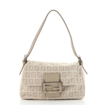 Fendi Mama Forever Bag Zucchino Canvas Mini