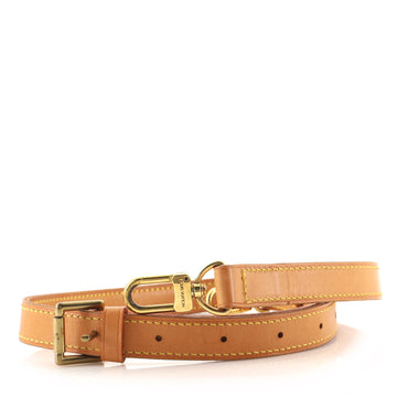 Louis Vuitton Adjustable Shoulder Strap Vachetta Leather 18mm