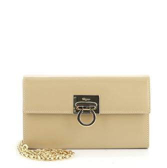 Salvatore Ferragamo Gancini Box Crossbody Bag Leather Small