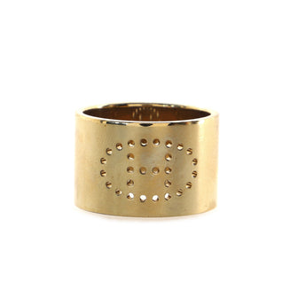 Hermes Eclipse Ruban Scarf Ring Metal