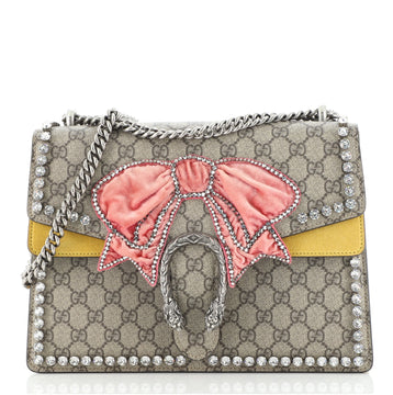 Gucci Dionysus Bag Crystal Embellished GG Coated Canvas Medium