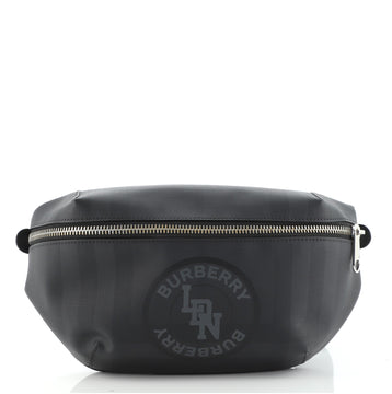 Burberry Sonny Waist Bag London Check Coated Canvas