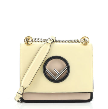 Fendi Kan I F Shoulder Bag Leather Small