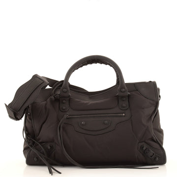 Balenciaga City Classic Studs Bag Nylon Medium