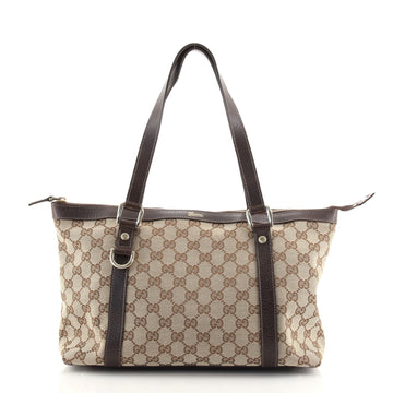 Gucci Abbey Zip Tote GG Canvas Medium
