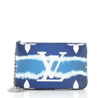 Louis Vuitton Double Zip Pochette Limited Edition Escale Monogram Giant