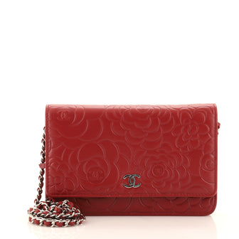 Chanel Wallet on Chain Camellia Lambskin