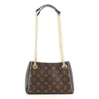 Louis Vuitton Surene Handbag Monogram Canvas with Leather BB