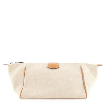 Hermes Paris-Bombay Toiletry Pouch Toile PM