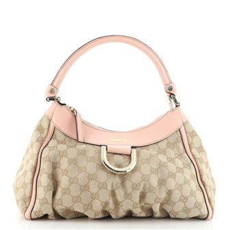 Gucci D Ring Hobo GG Canvas Small