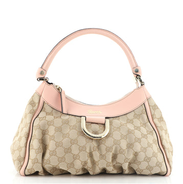 Gucci D Ring Hobo GG Canvas Small