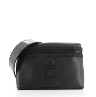 Louis Vuitton Messenger Bag Leather with Limited Edition Monogram Eclipse Glaze Canvas PM