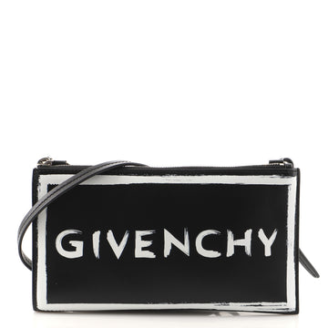 Givenchy Graffiti Clutch with Strap Printed Leather