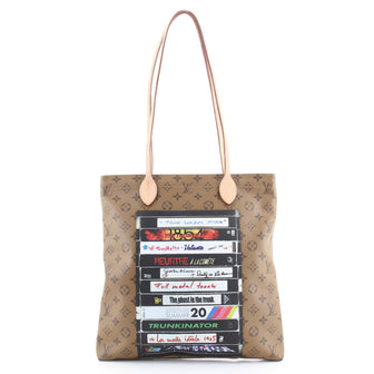 Louis Vuitton Carry It Tote Limited Edition Video Tape Reverse Monogram Canvas