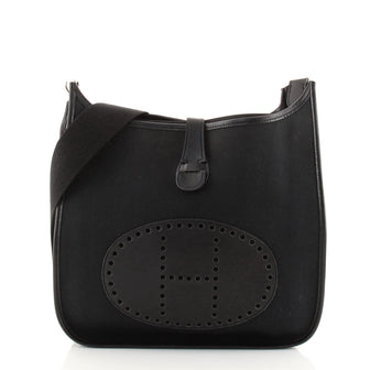 Hermes Evelyne Bag Gen II Toile and Leather TGM