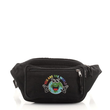 Balenciaga Explorer Belt Bag Canvas with Applique Medium