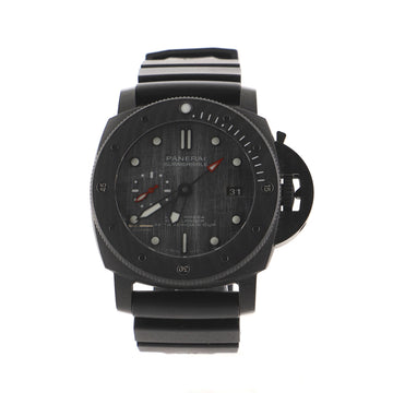 Panerai Luminor Submersible Luna Rossa Automatic Watch Carbon and Titanium with Rubber 47