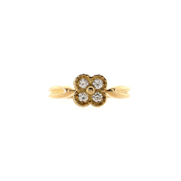Van Cleef & Arpels Alhambra Ring 18K Yellow Gold with Diamonds