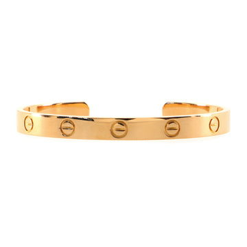 Cartier Love Cuff Bracelet 18K Rose Gold