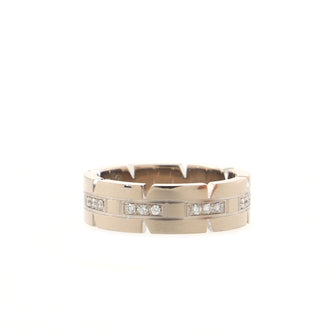 Cartier Tank Francaise Ring 18K White Gold with Diamonds