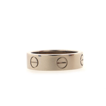 Cartier Love Band Ring 18K White Gold
