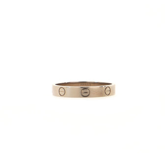 Cartier Love Wedding Band Ring 18K White Gold