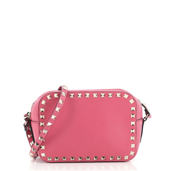 Valentino Rockstud Camera Crossbody Bag Leather
