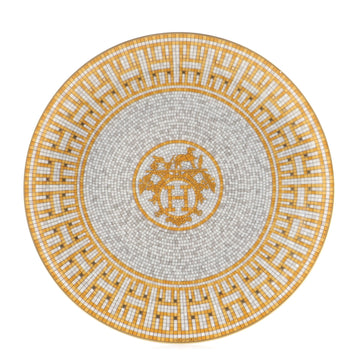 Hermes Mosaique au 24 Dessert Plate 2-Piece Set Printed Porcelain