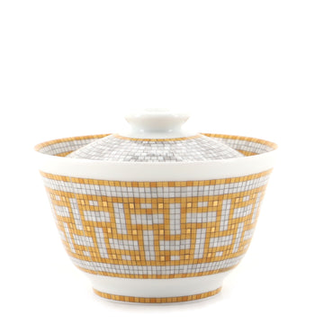 Hermes Mosaique au 24 Tea Cup Set Printed Porcelain