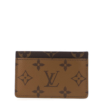 Louis Vuitton Card Holder Reverse Monogram Canvas