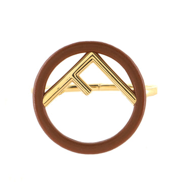 Fendi F is Fendi Cuff Bracelet Leather and Metal