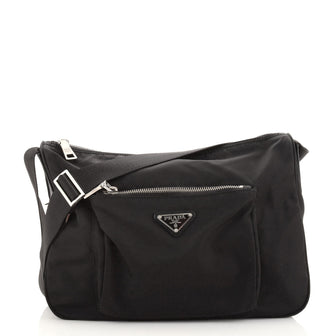 Prada Front Pocket Messenger Bag Tessuto